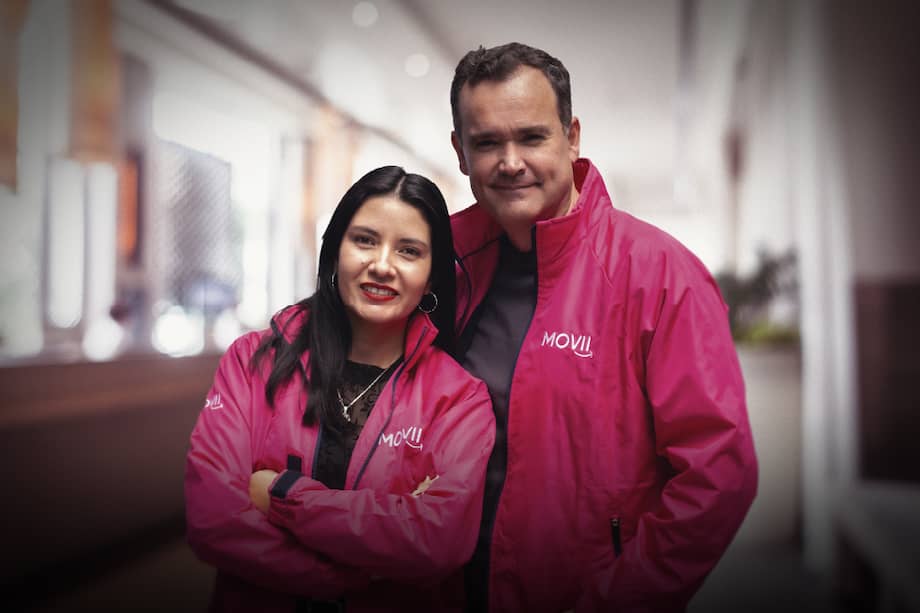 Katherine Roa, CCO MOVii y Hernando Rubio, CEO y cofundador MOVii.