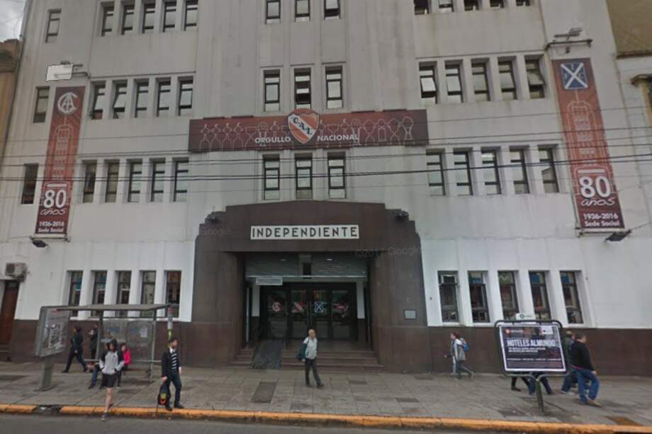 Sede del Club Atlético Independiente en Avellaneda, Buenos Aires. / Google Street View