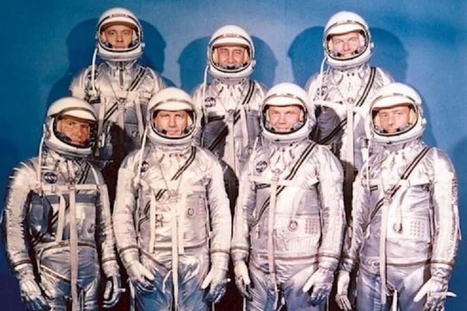 Este era el equipo de los 'Mercury Seven'. / NASA