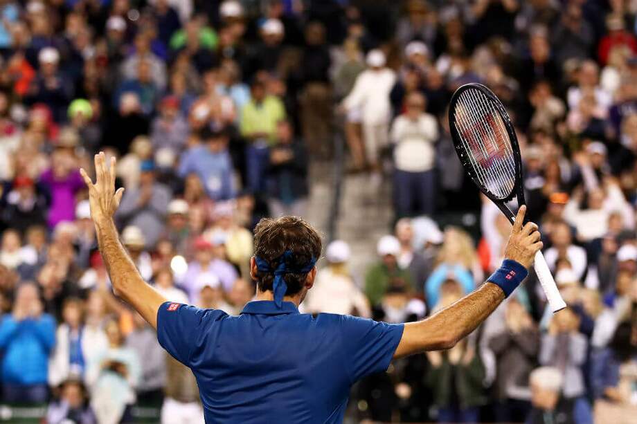 Roger Federer avanzó a tercera ronda en Indian Wells. / AFP