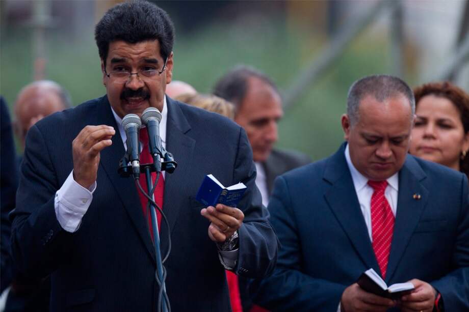Nicolás Maduro, vicepresidente de Venezuela, y Diosdado Cabello, presidente de la Asamblea Nacional / EFE