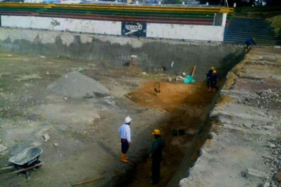 Una de las obras que quedó inconclusa en Ibagué (2016).