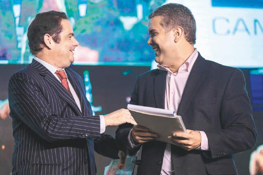 Germán Vargas Lleras e Iván Duque, candidatos presidenciales de la derecha. / Campaña Vargas Lleras