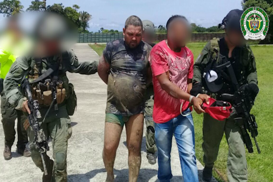 Johnatan David Dorado Villalobos, según la Policía, cumplía órdenes directas de Aristides Manuel Meza Páez, alias El Indio. / Cortesía Policía Nacional.