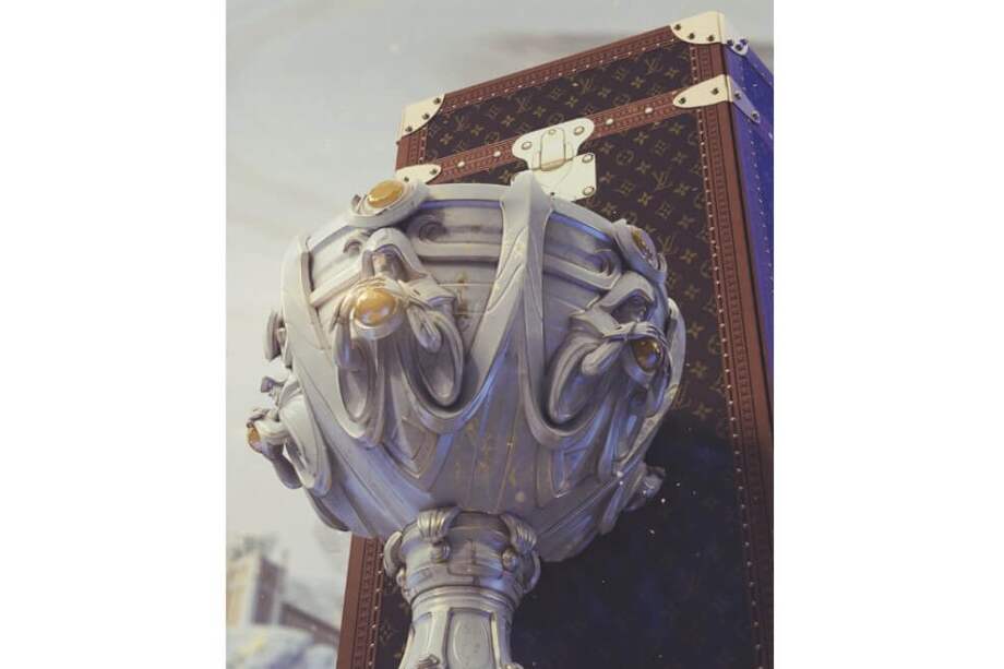 Detalle del bául hecho a medida por Louis Vuitton. / @LouisVuitton