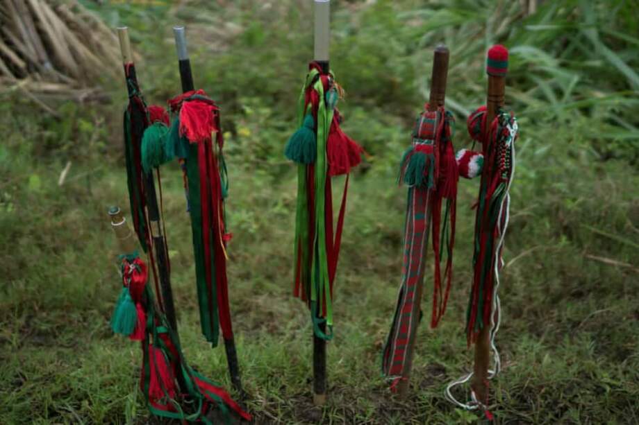 Los líderes hacen un llamado a la comunidad para que se movilicen en el territorio. / ACIN