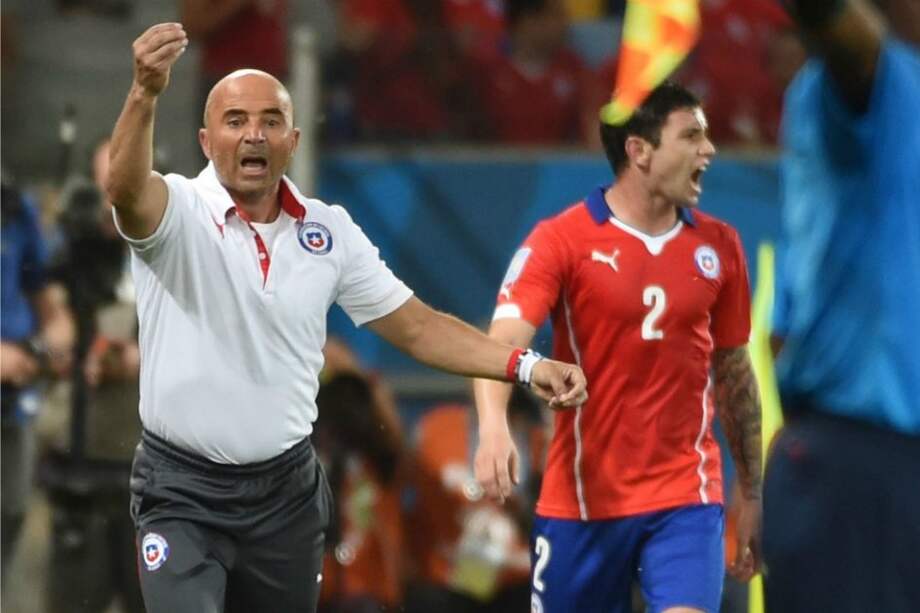 Jorge Sampaoli, técnico de la Selección de Chile. Foto: AFP