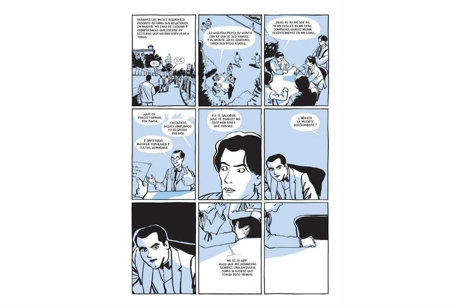"Este cómic es un relato de cómo era Lora sin tapujos, por eso hemos querido mostrar su homosexualidad, sin ocultar, pero también sin enfatizar", cuenta el Quique Palomo. / EFE