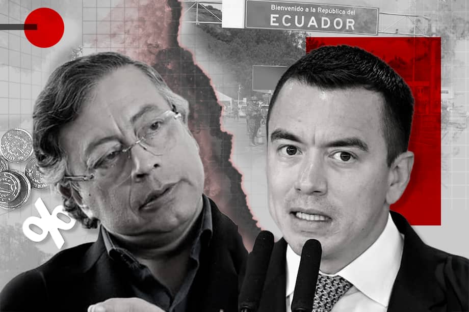Sigue el enfrentamiento entre los gobiernos de Gustavo Petro y Daniel Noboa.