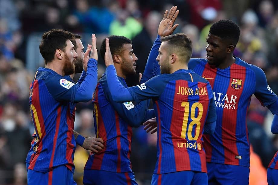 Barcelona espera esta tarde ganar en la Copa del Rey. Foto: AFP
