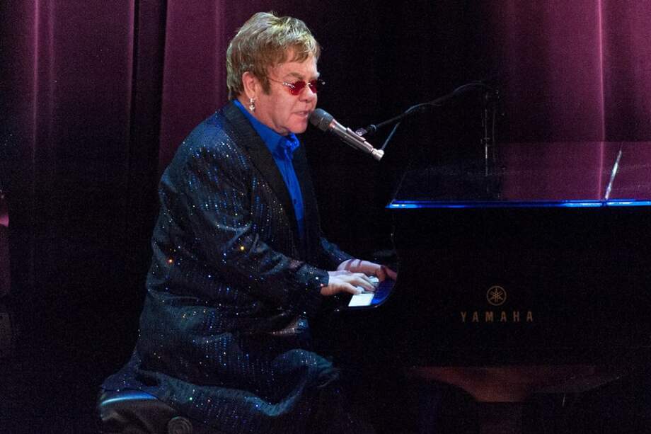 El cantante británico Elton John.