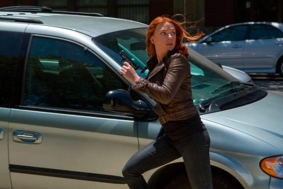 Scarlett Johansson en 'Capitán América: El soldado de invierno'.