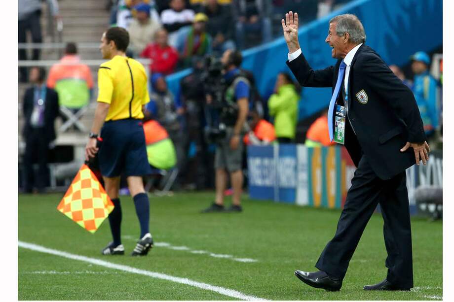 Óscar Wáshington Tabárez, técnico de Uruguay. / EFE