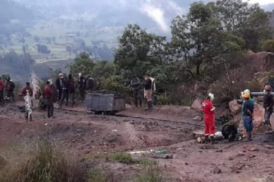 Explosión en mina de Boyacá (imagen de referencia)