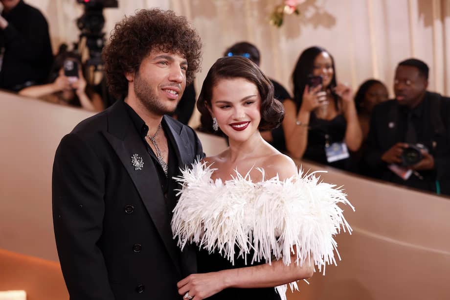 El productor Benny Blanco y la actriz Selena Gomez. / EFE/EPA/Chris Torres