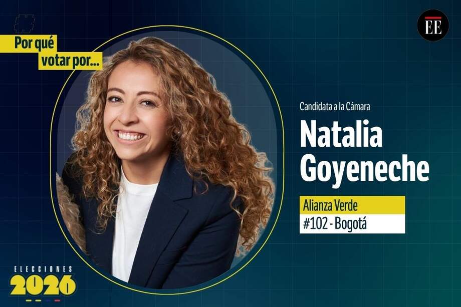 Natalia Goyeneche, candidata a la Cámara.
