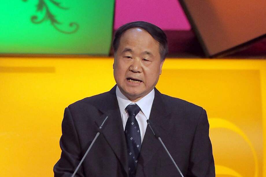 Mo Yan durante la Feria del Libro de Fráncfort en Alemania/ EFE