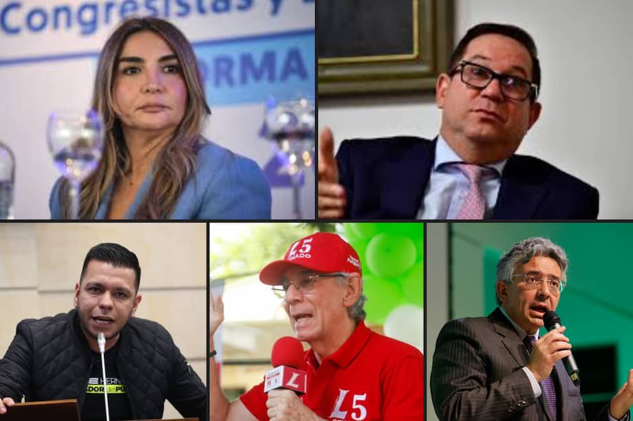 Nadia Blel, Lidio García, "JP" Hernández, Yessid Pulgar y Enrique Gómez.