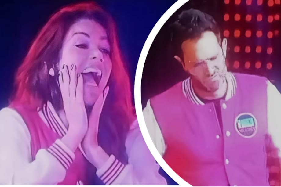 Estas son algunas de las imágenes que Caracol Televisión ha adelantado de 'La danza de los millones' y en las que se observa a Alejandro Estrada y Nataly Umaña.