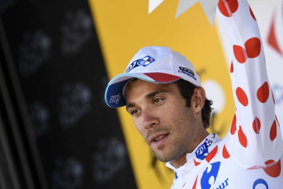 Pinot se retiró del Tour. Foto: AFP