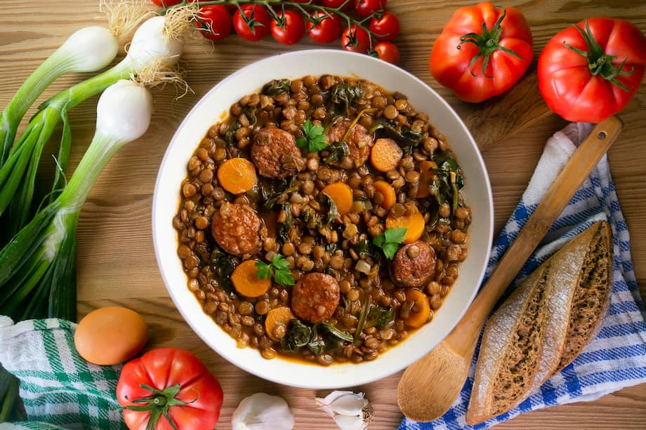 Las lentejas con una opción nutritiva, rendidora y económica para el almuerzo.