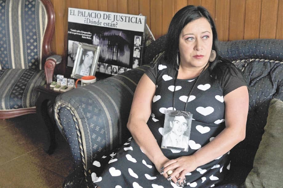 Pilar Navarrete, esposa de Héctor Beltrán, uno de los desaparecidos del holocausto del Palacio de Justicia. / Óscar Pérez