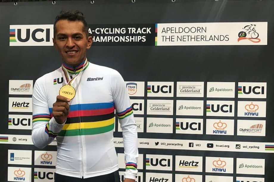 Dueñas también ganó oro en el Mundial de Paracycling de Holanda. / Archivo