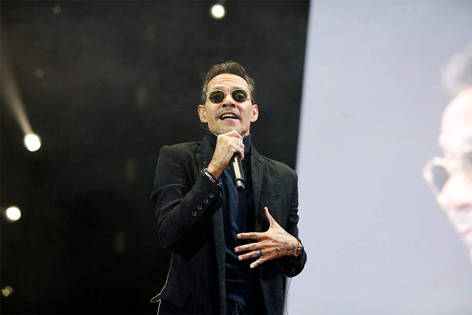 Marc Anthony en concierto.