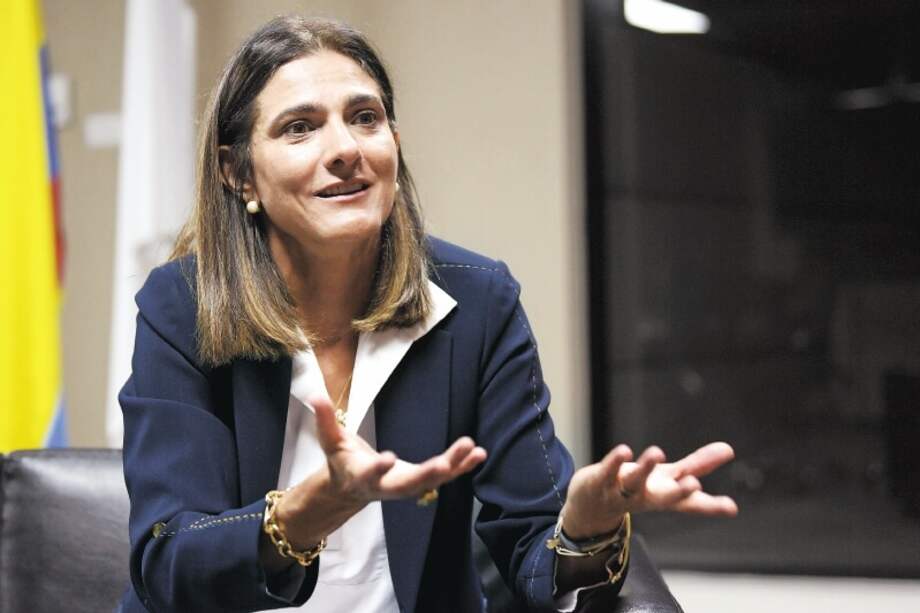 Ministra de Transporte, Ángela María Orozco. / Gustavo Torrijos - El Espectador.
