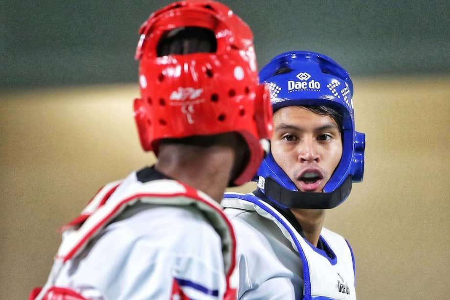 Miguel Ángel Trejos en acción durante los Juegos Panamericanos de Santiago de Chile 2023.