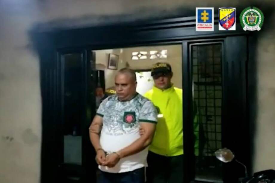 Héctor Emilio Palacios Tapia, conocido con el alias de “El Chavo” , cuando fue capturado en abril. / Fiscalía