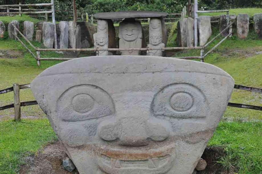 El parque arqueológico de San Agustín fue declarado Patrimonio de la Humanidad hace 20 años. / Daniel Gómez