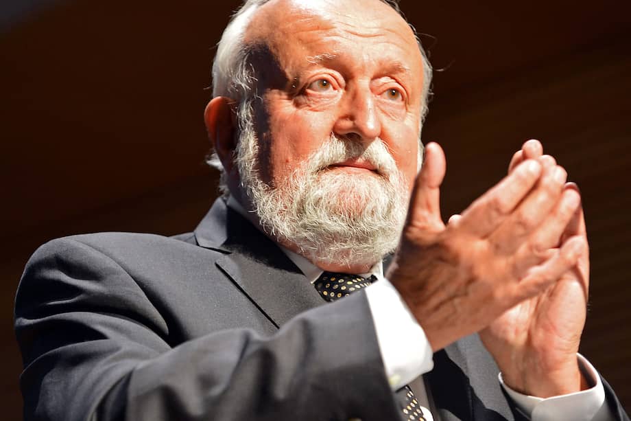 En 2011, Krzysztof Penderecki trabajó con Jonny Greenwood, líder del grupo de rock inglés Radiohead, y el compositor de música electrónica Aphex Twin, ambos rendidos admiradores de su obra. / Janek Skarzynski - Afp