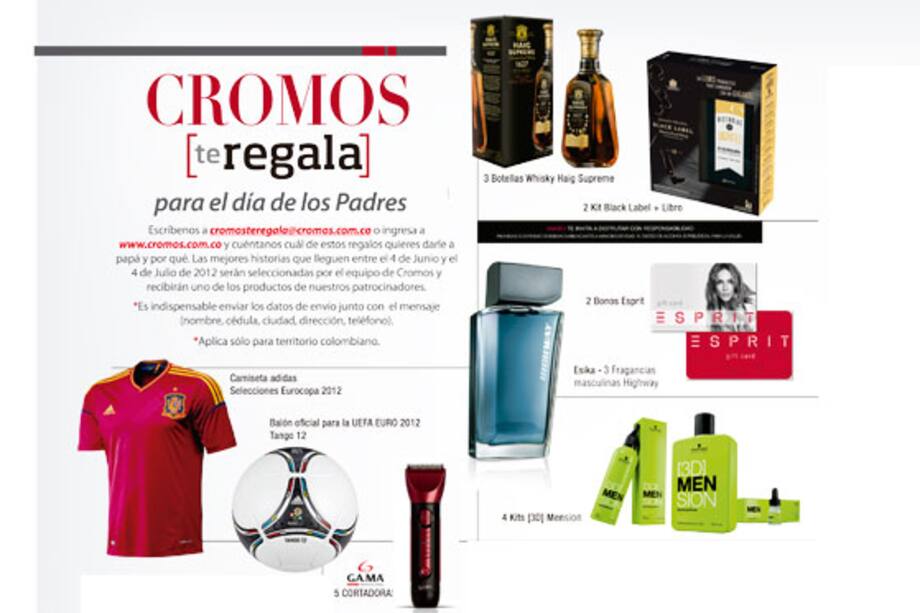 Cromos te regala para el día del padre
