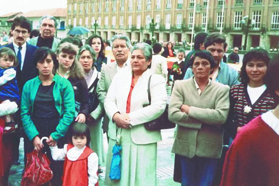 Familiares de los desaparecidos. / Archivo familiar