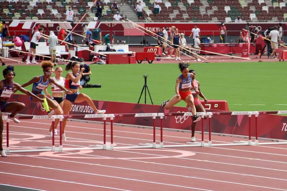 Melissa González ocupó el segundo lugar de su heat.