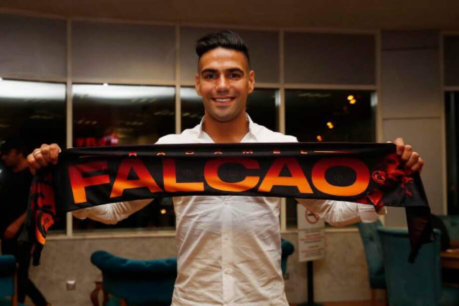Falcao, ya en Estambul. / @GalatasaraySK