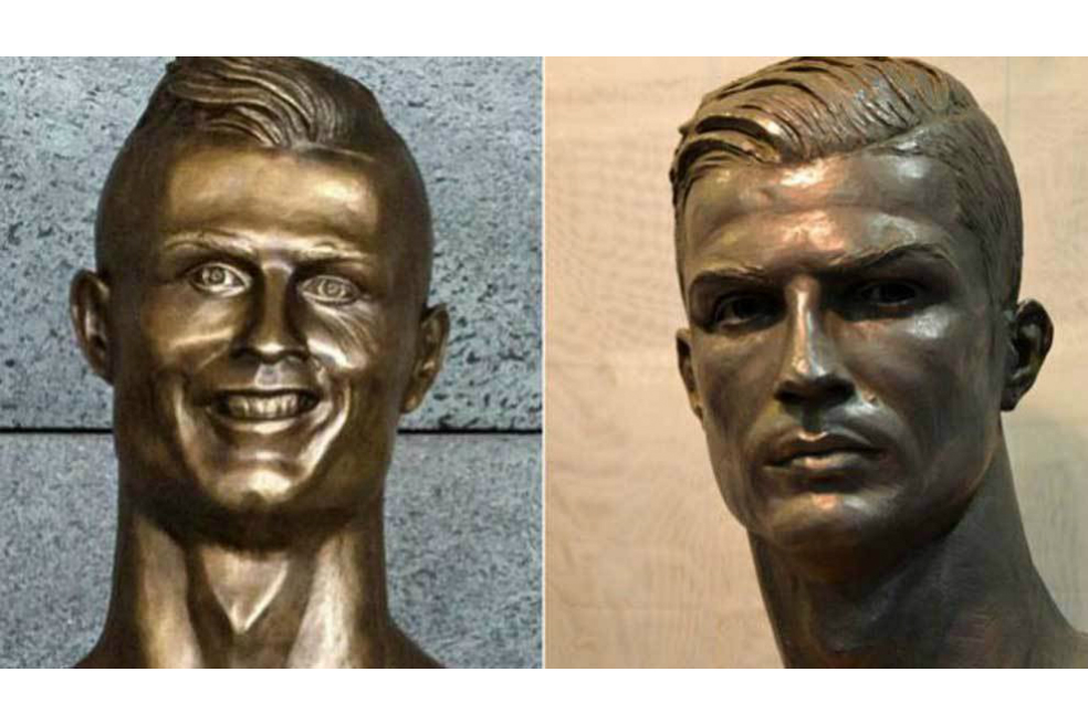 La segunda oportunidad del escultor del busto de Cristiano Ronaldo