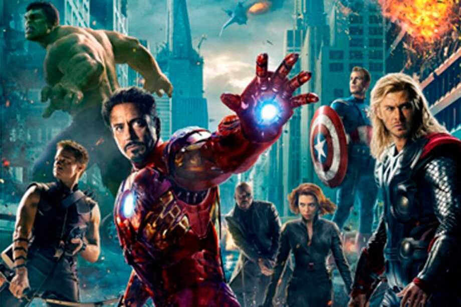 Afiche de la película "Los Vengadores".