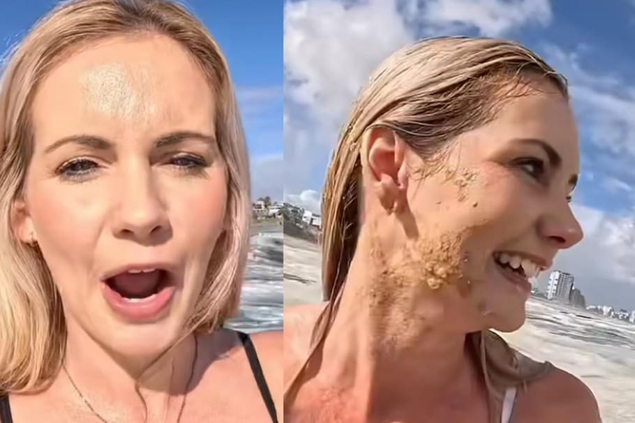 ¿Quién es la influencer que nadó en aguas fecales pensando que era espuma marina?