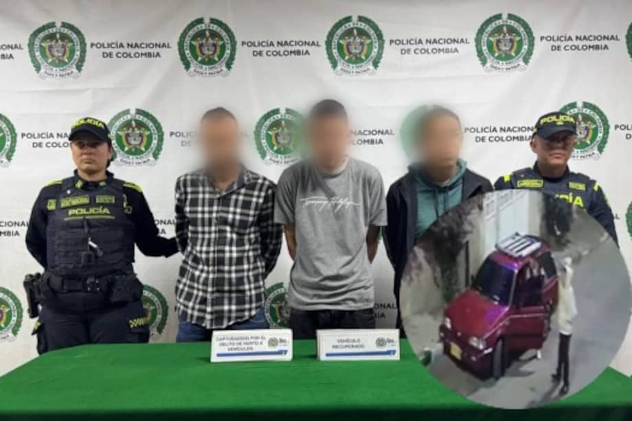 Tras intentar robar un vehículo mediante en la modalidad de halado, fueron capturados mientras intentaban escapar. Los tres involucrados tienen antecedentes judiciales.