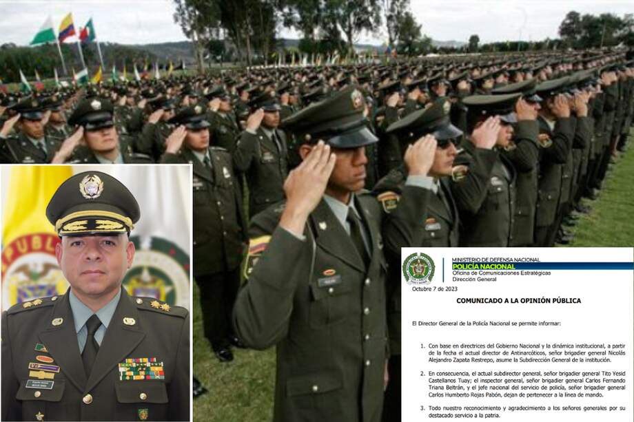 El general Nicolás Alejandro Zapata es el nuevo subdirector de la Policía.
