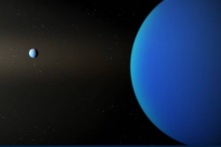 Ilustración de los planetas gigantes TOI-791 b y TOI-791 c con su estrella anfitriona TOI-791. Estos planetas tienen un tamaño similar al de Júpiter, pero una ínfima fracción de su masa, lo que significa que poseen una densidad extraordinariamente baja. Crédito de la imagen: NASA/Daniel Rutter.