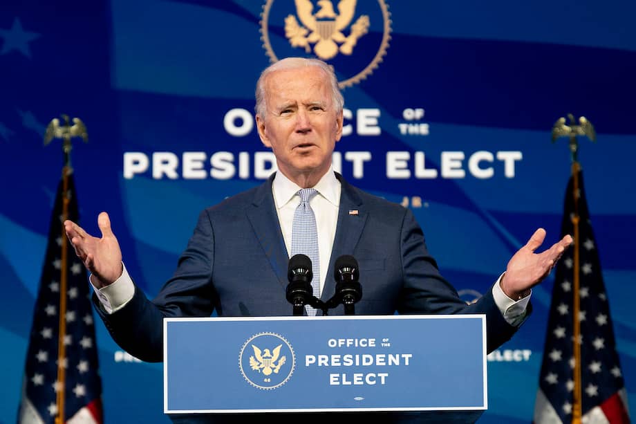 "En el mejor de los casos, las palabras de un presidente pueden inspirar. En el peor de los casos, pueden incitar", dijo el presidente electo desde Delaware.