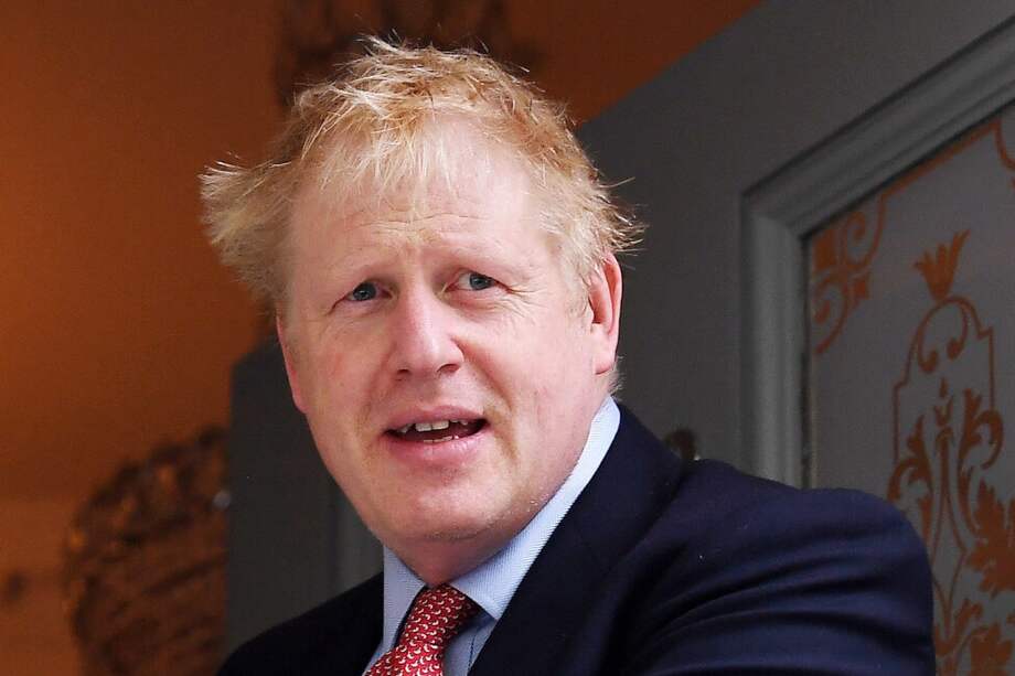 El exalcalde de Londres Boris Johnson sale de su casa en Londres, Reino Unido. / EFE
