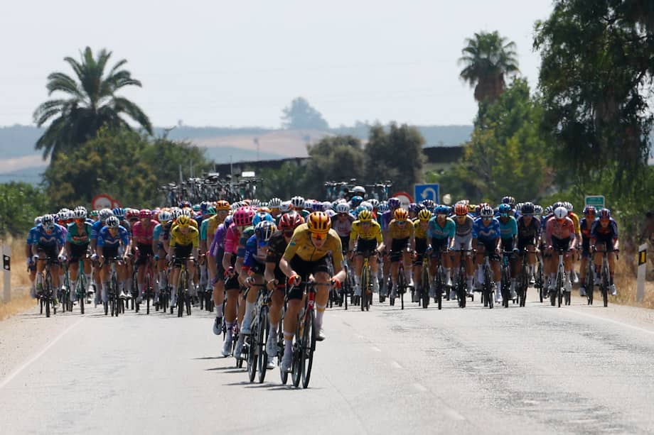 Ciclistas en la etapa 15 de la Vuelta a España 2026.