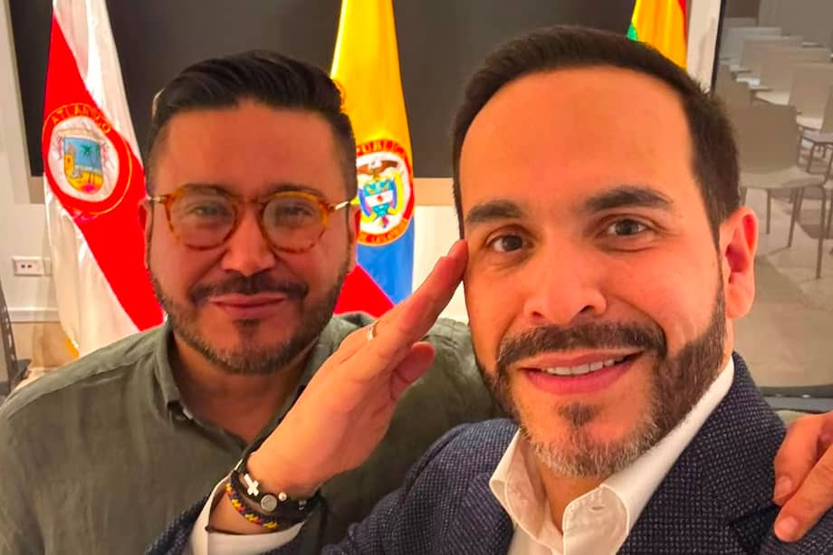 Abelardo de la Espriella y Jorge Laverde.