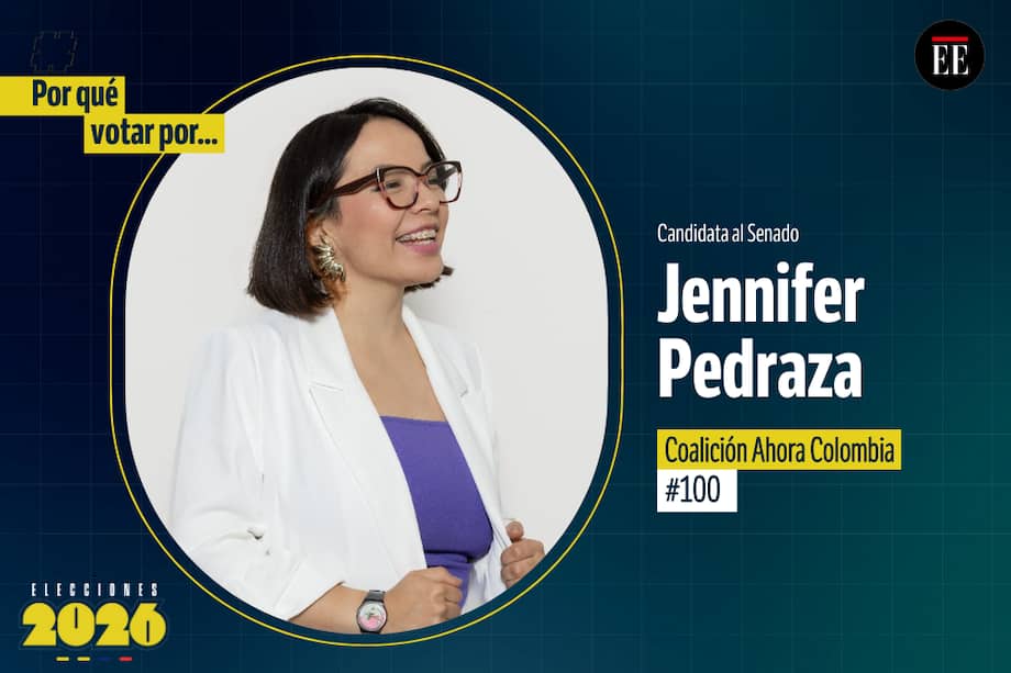 Jennifer Pedraza, candidata al Senado en la coalición Ahora Colombia.