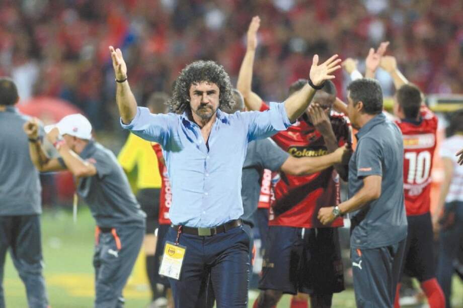 Leonel Álvarez busca su segundo título del FPC con el Medellín. Ya en 2009 dio la vuelta olímpica. Luis Benavides - El Espectador