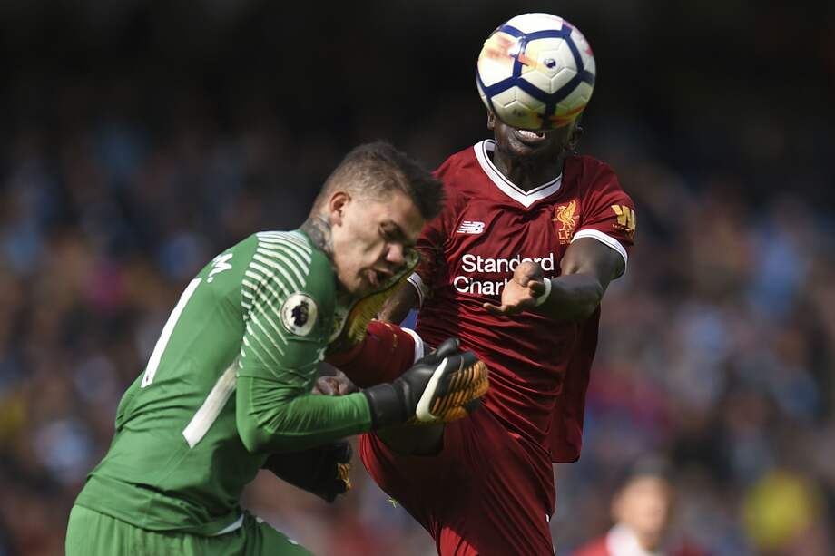 Ederson, arquero del Manchester City. / AFP